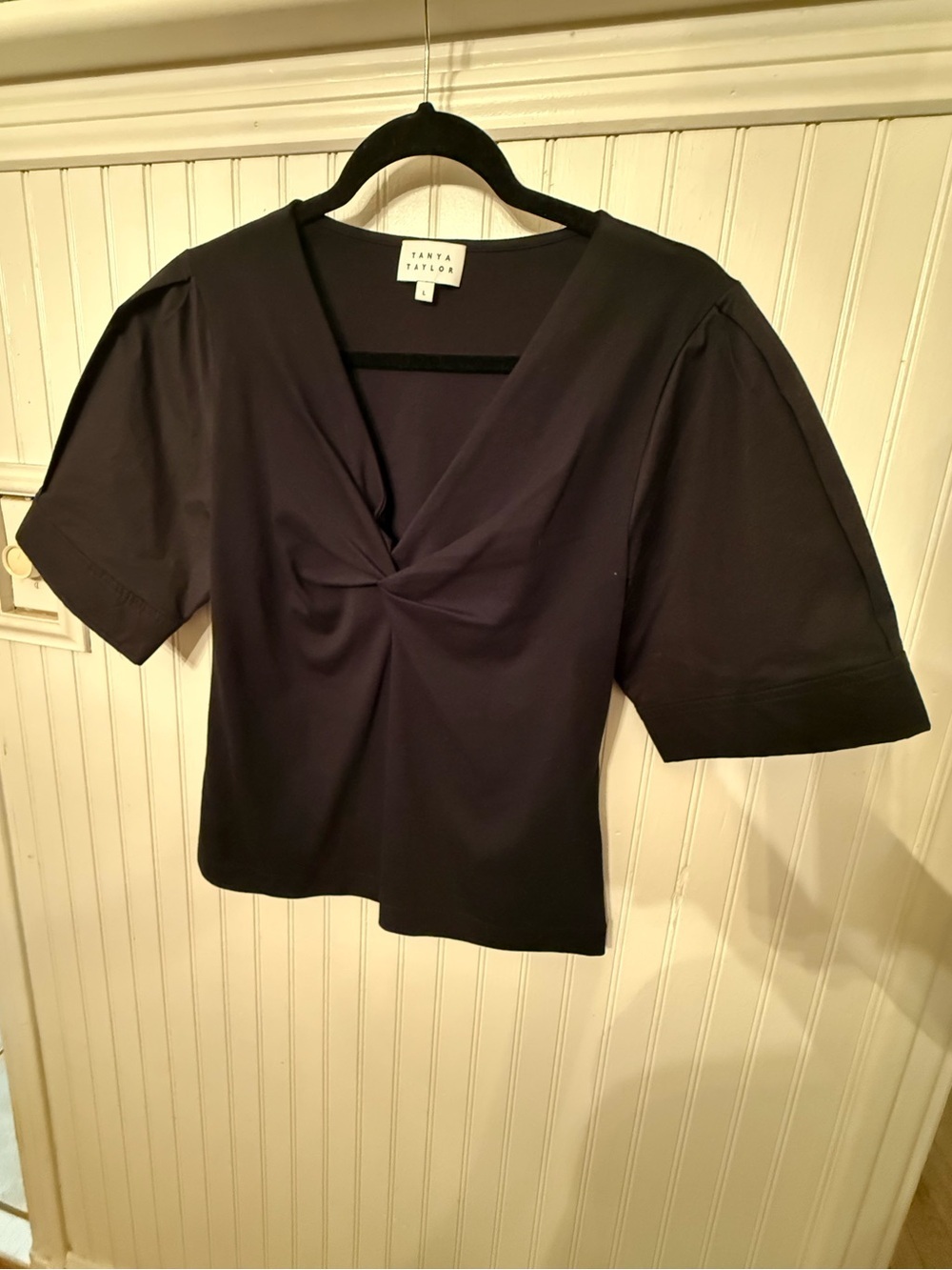 Tanya Taylor Ronelle Twist Front Large Shirt